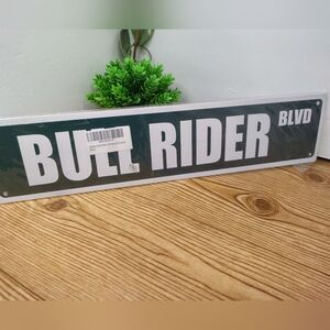 Bull Rider Street Sign Rodeo Cowboy 4x 18 Inch